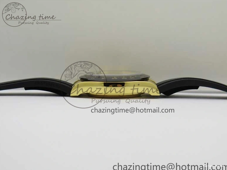 0501 Sporty Daytona 116518 KKF 1:1 Best Edition 904L Steel YG Black Dial on Rubber Strap A 2455